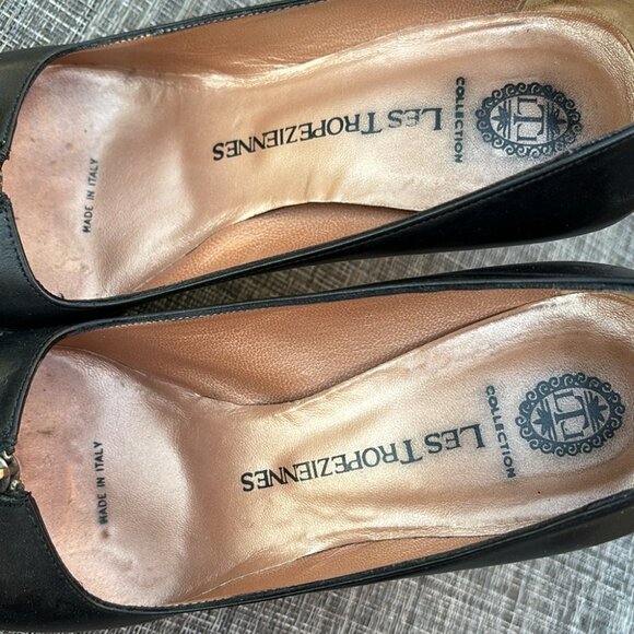 Vintage leather pointed toe heel - Picture 5 of 9